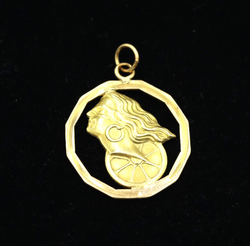 Pendentif fortune déesse - pendentif,