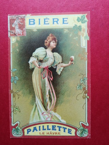 Carte postale bière - cp,