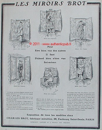 Publicite miroir brot theatre - miroir,