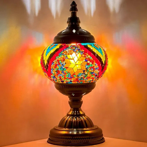 Lampe table verre tissé - table,