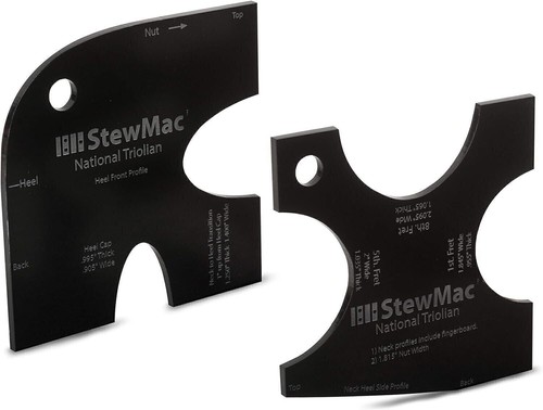 Stewmac neck shaping templates - neck,
