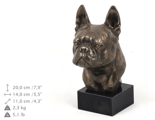 Terrier boston statue - terrier, de