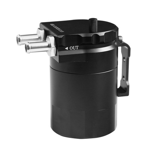 Black car oil catch - black,
