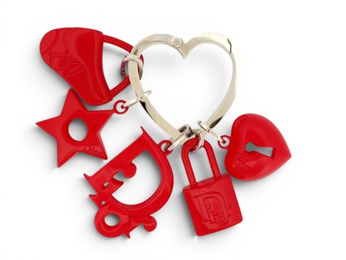 Porte cles christian - porte-cles, dior
