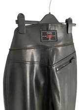 Magnifique pantalon cuir noir