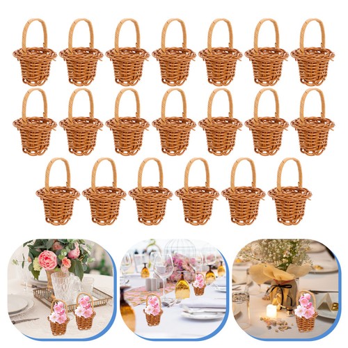 Pcs corbeille mariage mini - corbeille,