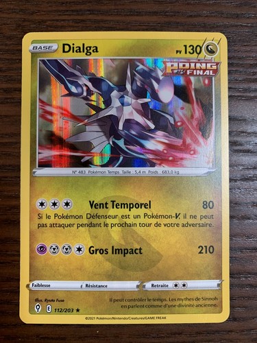 Carte pokémon holo - pokémon, dialga