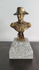 GRAND BUSTE NAPOLÉON EMPEREUR - STATUE SCULPTURE - SIGNÉ JOURDAN - SOCLE MARBRE