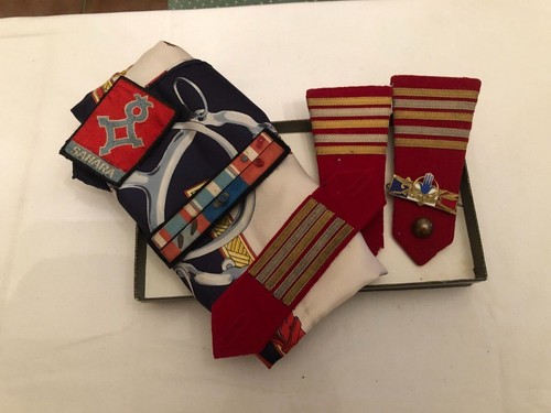 Foulard grades insignes - +grades, +insignes