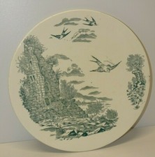 -ANCIEN PLAT CERAMIQUE TERRE