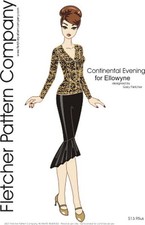 Continental Soirée Poupée Vêtements Couture Motif Ellowyne Wilde Tonner