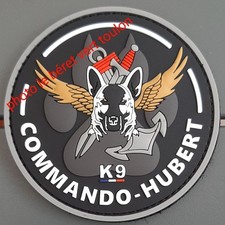 Commando HUBERT K9 Insigne Patch PVC Marine ORIGINAL Nageurs de Combat FS