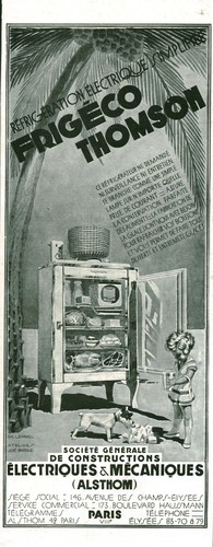 Publicité ancienne frigéco - ancienne,