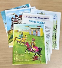 Lot de 6 maquettes carton