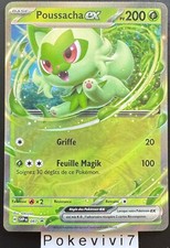 Carte Pokemon POUSSACHA SVP 087 EX PROMO Ecarlate et Violet EV SV FR NEUF