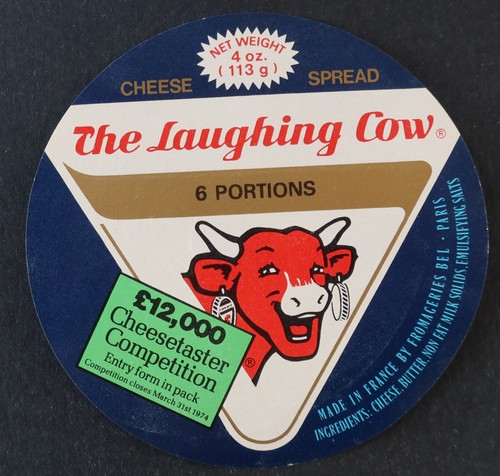 Etiquette fromage vache qui - fromage,