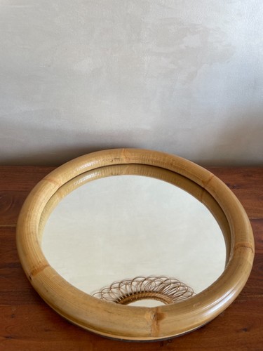 Miroir rotin osier - , en