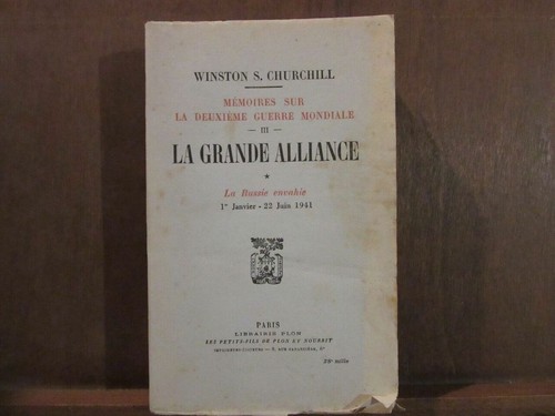 Winston churchill mémoires - s.churchill:,