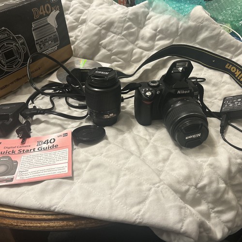 Nikon d40 camera with - nikon, 18-55mm