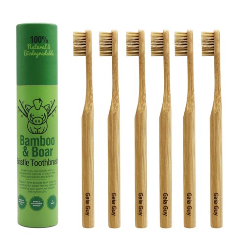 Brosse dents bambou - dents, à