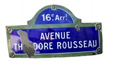Ancienne Plaque de Rue