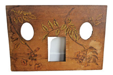 Cadre Photos en bois Gravé