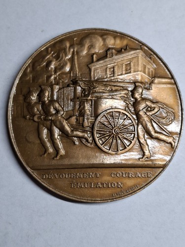 Médaille bronze pompe à - médaille,