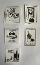 Juillard,  5 Ex-Libris