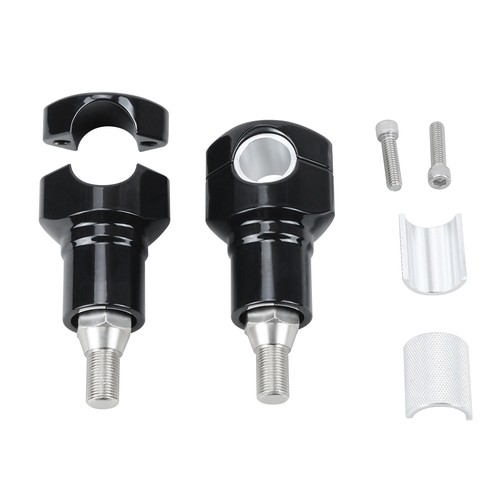 Black aluminum handlebar - aluminum,