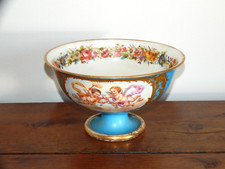 SUPERBE ANCIENNE COUPE en Porcelaine de Sèvres époque Louis Philippe Signée 1848