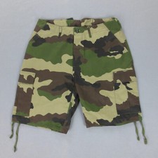 Short Cargo Militaire Camouflage AM65 Treesco Homme M Kaki Marron Streetwear