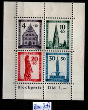 BADEN : BLOC 2A dentelé, Neuf