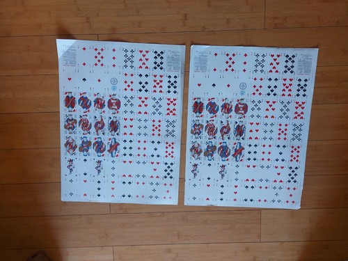 Lot planches cartes - 2, de