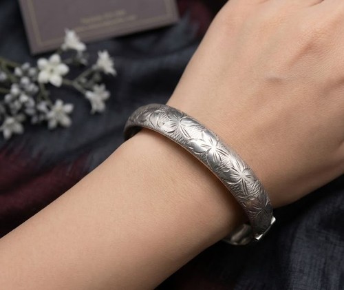 Ancien braclet jonc rigide - braclet,