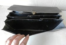 Sacoche Financière de Métier Vintage en Cuir Porte / Tri de Billets * Postier ..