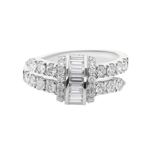 Bague unique diamants - bague,