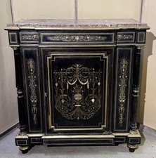 Meuble "Boulle" a hauteur