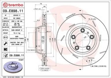 BREMBO 09.E898.11 Disque de