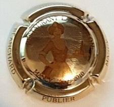 Capsule de champagne Blanchard Publier Plaqué or. TE