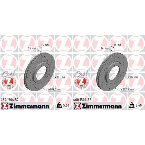 Zimmermann sport disques de - 2x,