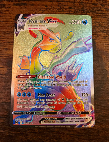Pokémon kyurem vmax 197 - pokémon, 197/196