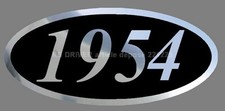 Car Sticker Decal 1954 Old