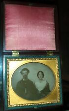 RARE Daguerreotype Signé E.R PERKINS C.1840 boite en bakélite ( AMBROTYPE ... )