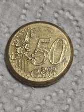 1 pièce 50 Cent 2000 France euro fautée Erreur (Roue De Wagon)
