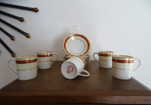 Tasses café soucoupes - et,