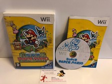 Jeu Vidéo Super Paper Mario Complet VF Wii Plate-Forme TBE VF Nintendo