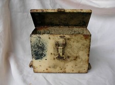 WW2 US/ALLEMAGNE BOITIER  JUMELLE COULEUR SABLE D'ORIGINE DE CHAR/VÉHICULE WW2 R