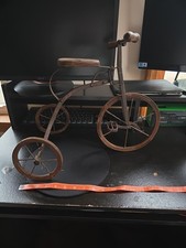 15” Tricycle Wood And Metal