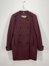 Duffle Coat En Laine Rose  Burberry