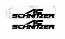 2 STICKERS AC SCHNITZER /FUN/ SPORT /MOTORSPORT 30x150mm